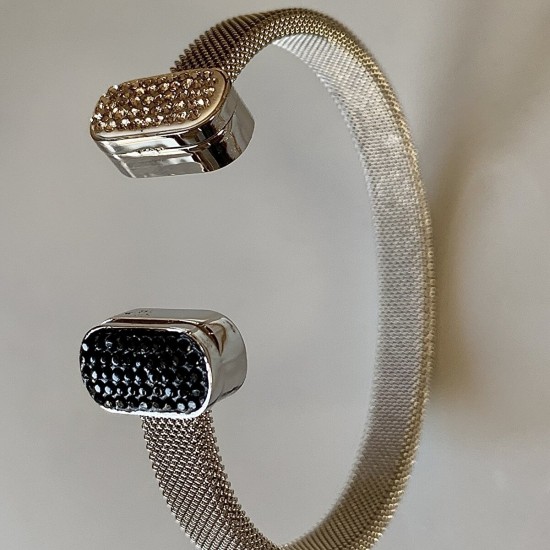 Mry Zirkon Stein Stahlarmband Mry Zirkon Stein Stahlarmband