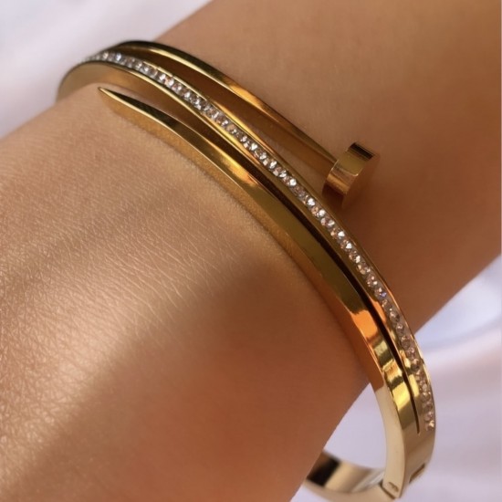 Mry Steel Nagel Modell Klammer Armband Mry Steel Nagel Modell Klammer Armband