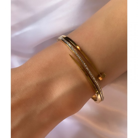 Mry Steel Nagel Modell Klammer Armband Mry Steel Nagel Modell Klammer Armband