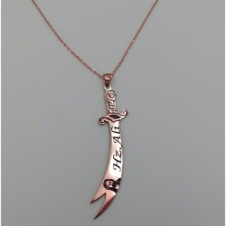 Zulfukar Silber Rose Farbe Halskette Zulfukar Silber Rose Farbe Halskette