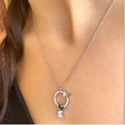 Mry Vergoldeter Stahl Schmetterling Detaillierte Halskette Mry Vergoldeter Stahl Schmetterling Detaillierte Halskette