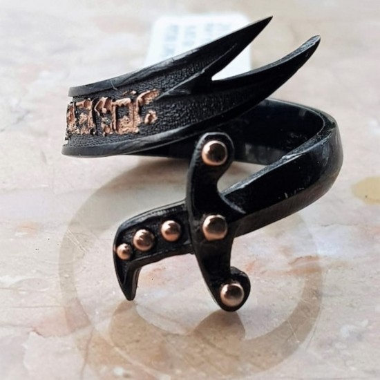 Geschliffener Zülfikar Silber Ring Geschliffener Zülfikar Silber Ring