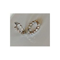 Mry vergoldete Zirkon Stein Ohrringe