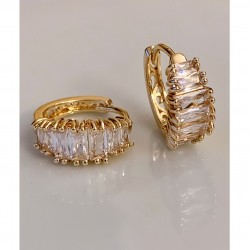 Mry-14 K vergoldete Zirkonstein-Ohrringe