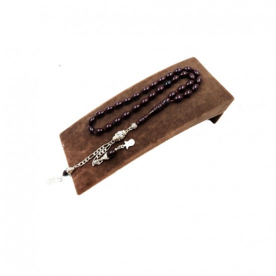 Gerstenschliff Gepresster Bernstein Rosenkranz Gerstenschliff Gepresster Bernstein Rosenkranz