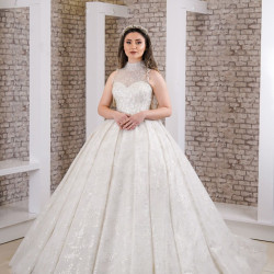 Elida weißes Hochzeitskleid 